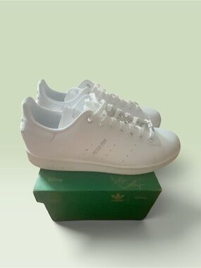 Adidas Stan Smith Primegreen Disney Peter Pan Tink White Low Top Lace Up Sneaker
